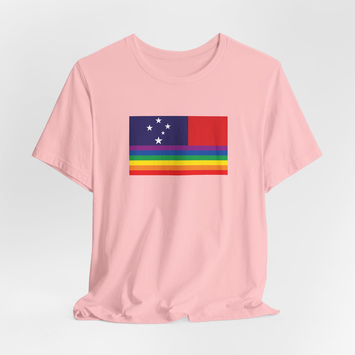 Samoa Rainbow Pride Flag T-shirt, Several Color Options