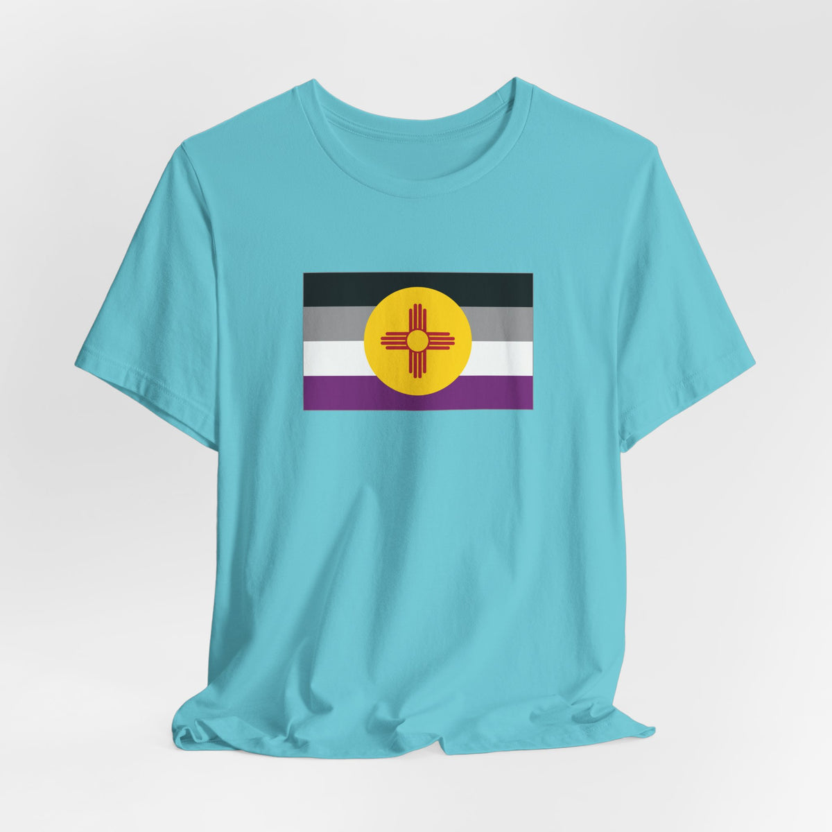 New Mexico Asexual Pride Flag T-shirt, Several Color Options