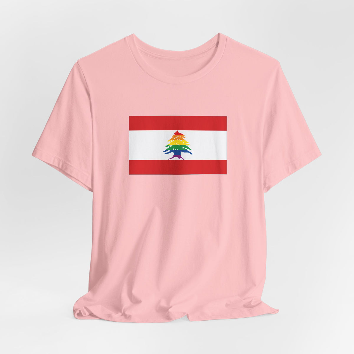 Lebanon Rainbow Pride Flag T-shirt, Several Color Options