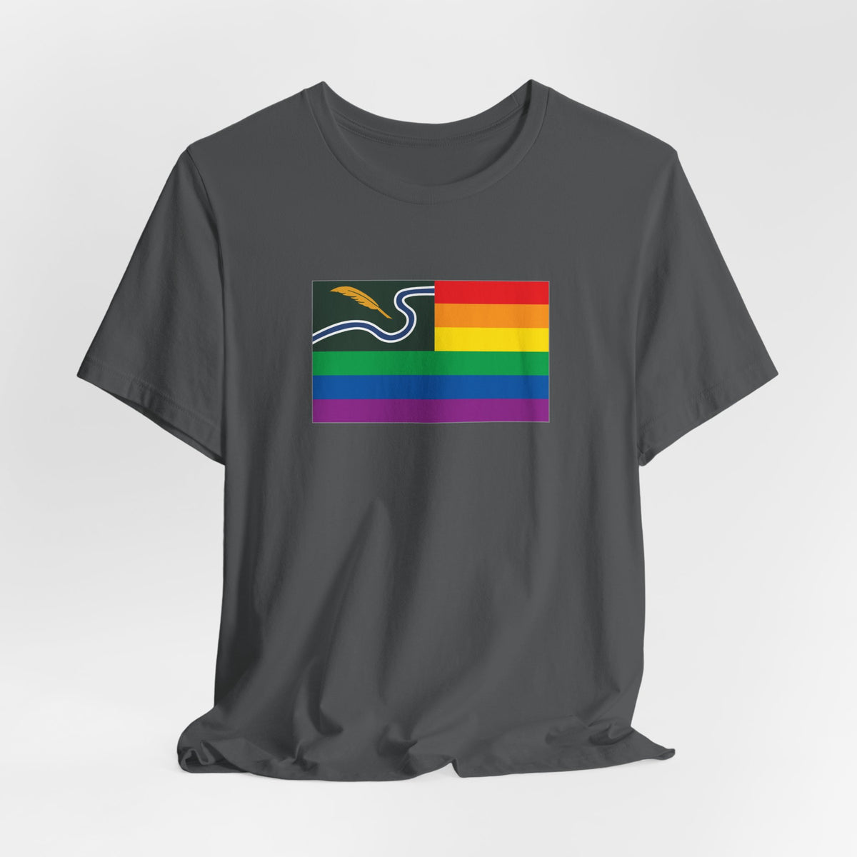 Northampton, Massachusetts Rainbow Pride Flag T-shirt, Several Color Options