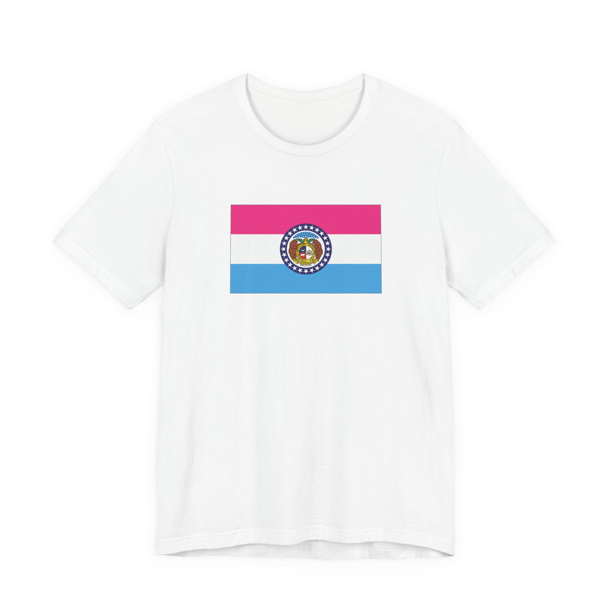 Missouri Pansexual Pride Flag T-shirt, Several Color Options