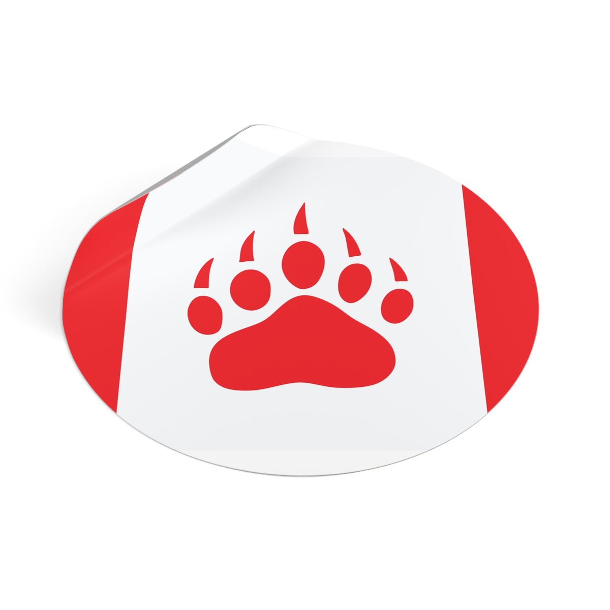 Bear Pride Flag Canada Vinyl Sticker