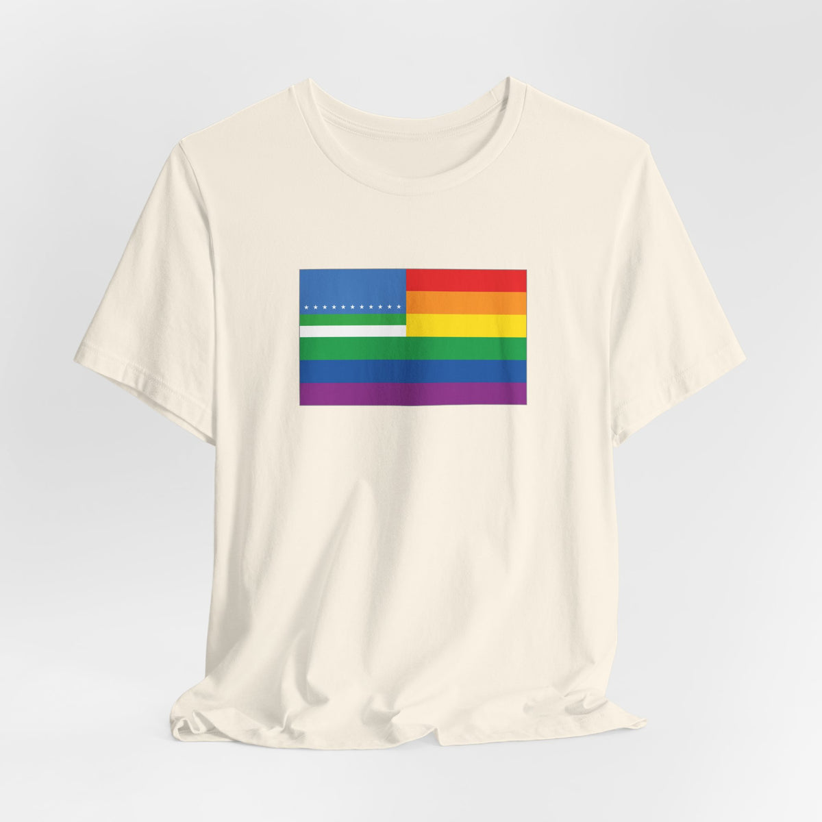 San José, Costa Rica Rainbow Pride Flag T-shirt, Several Color Options