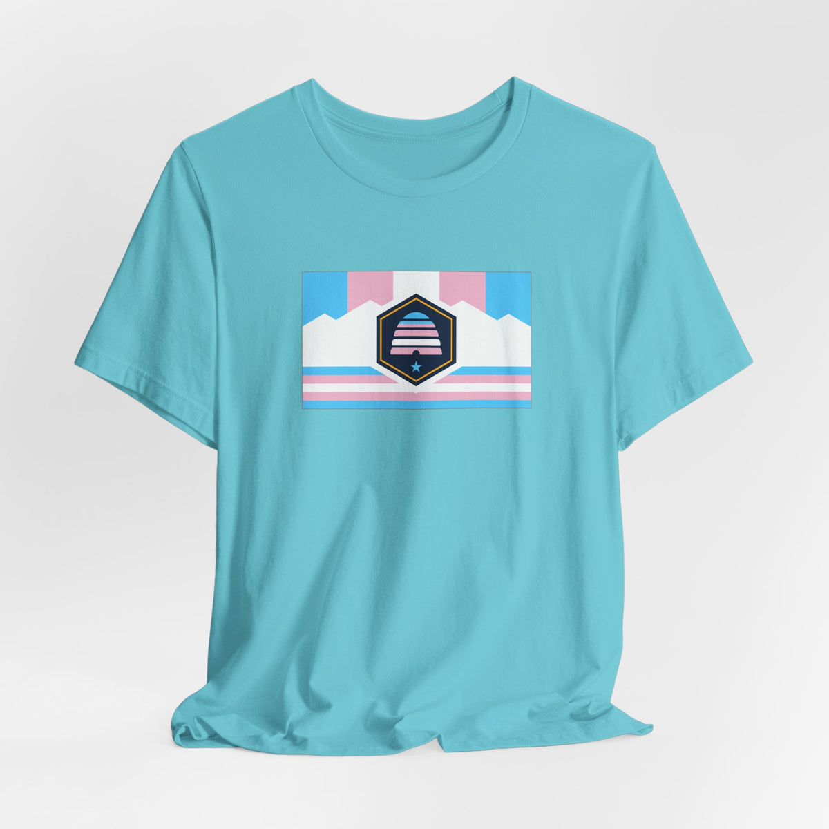 Utah Transgender Pride Flag T-shirt, Several Color Options