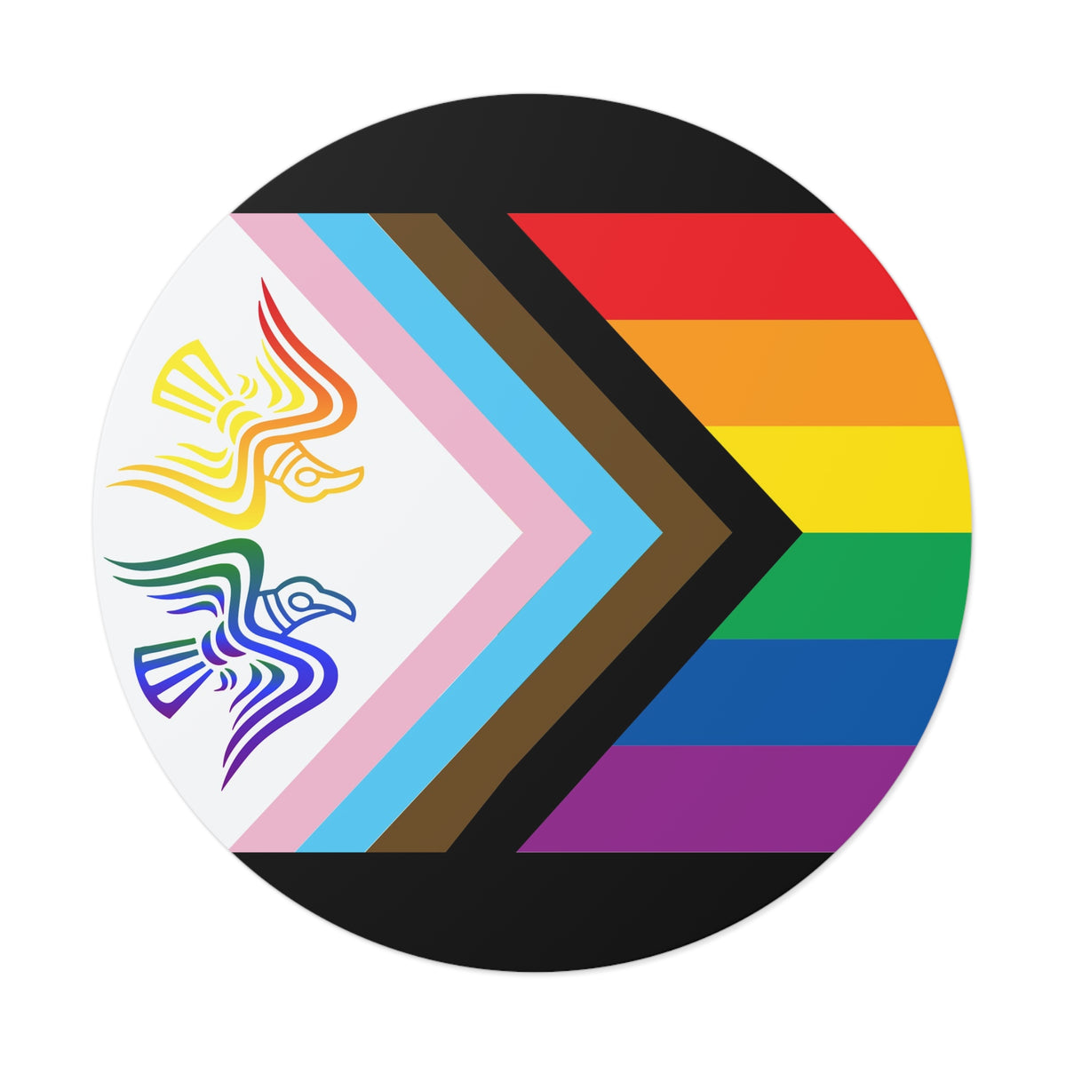 Norse Queer Pride Flag Vinyl Sticker