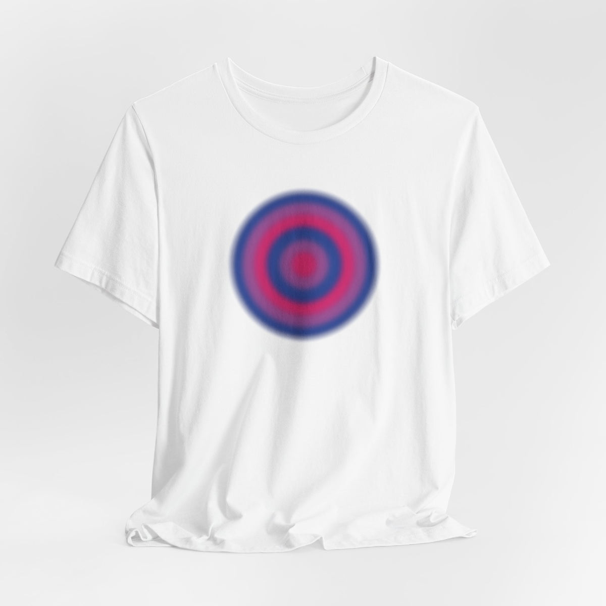 Bisexual Pride Gradient Orb T-Shirt — Bi Pride Flag Short Sleeve Tee