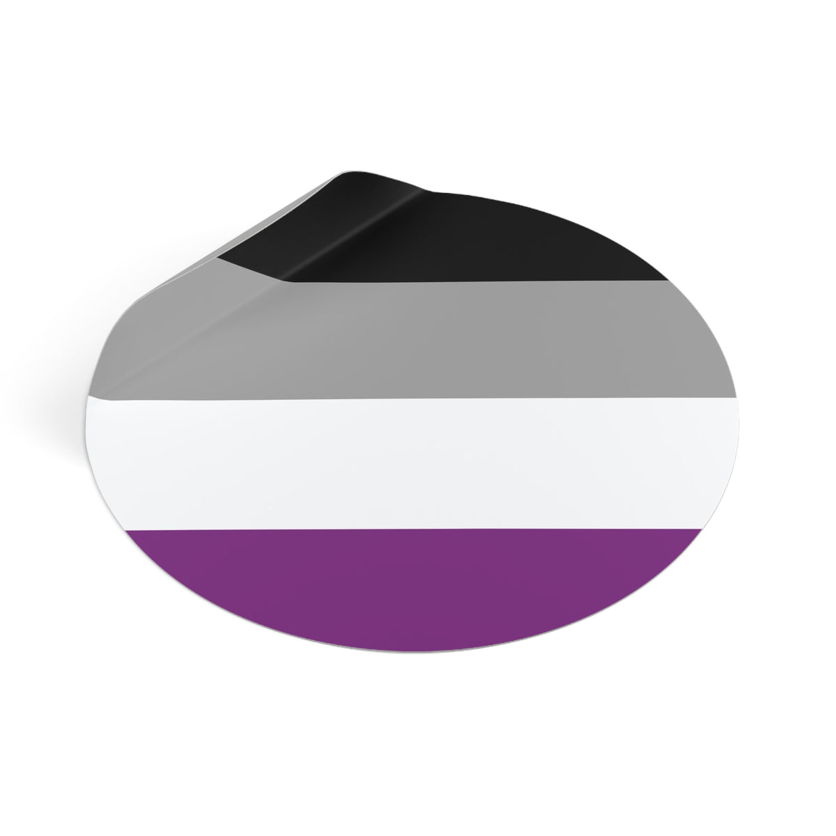 Asexual Pride Flag Vinyl Sticker