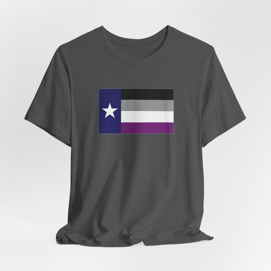 Texas Asexual Pride Flag T-shirt, Several Color Options