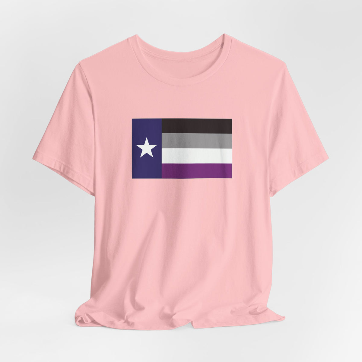 Texas Asexual Pride Flag T-shirt, Several Color Options