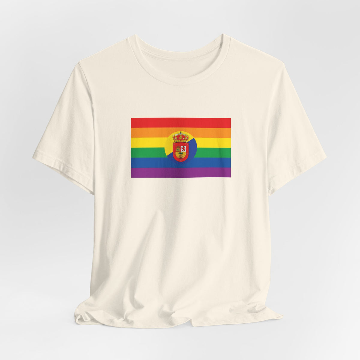 Gran Canaria, Spain Rainbow Pride Flag T-shirt, Several Color Options