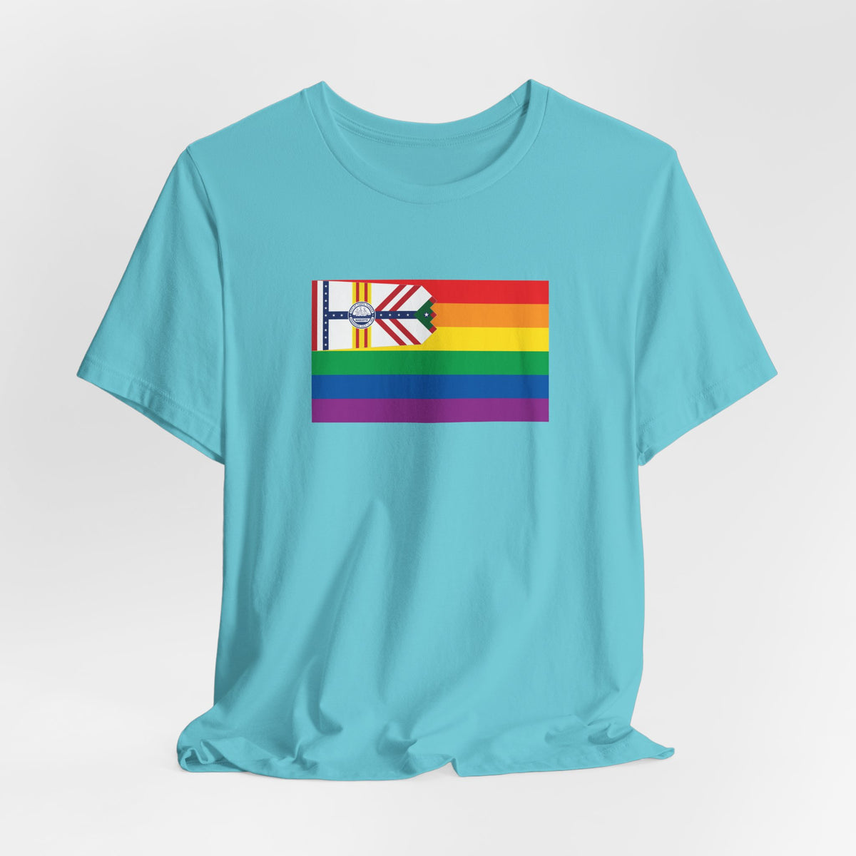 Tampa, Florida Rainbow Pride Flag T-shirt, Several Color Options