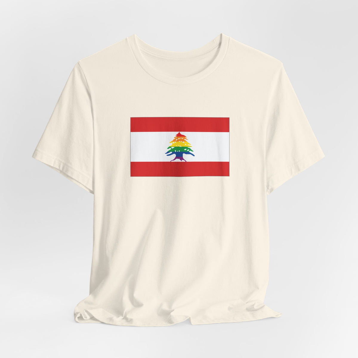 Lebanon Rainbow Pride Flag T-shirt, Several Color Options