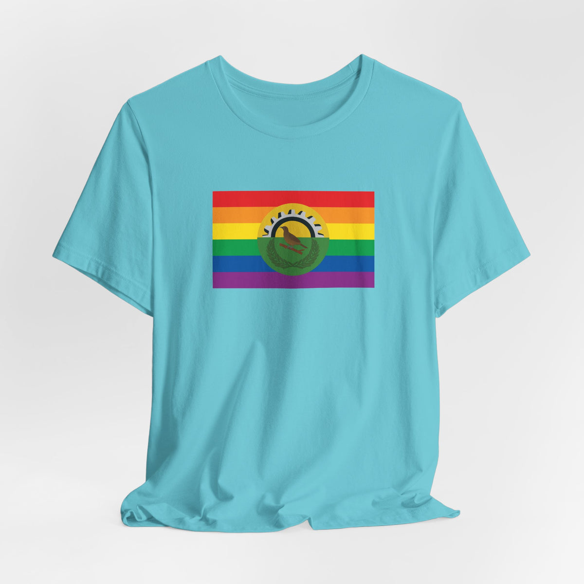 San Pedro Sula, Honduras Rainbow Pride Flag T-shirt, Several Color Options
