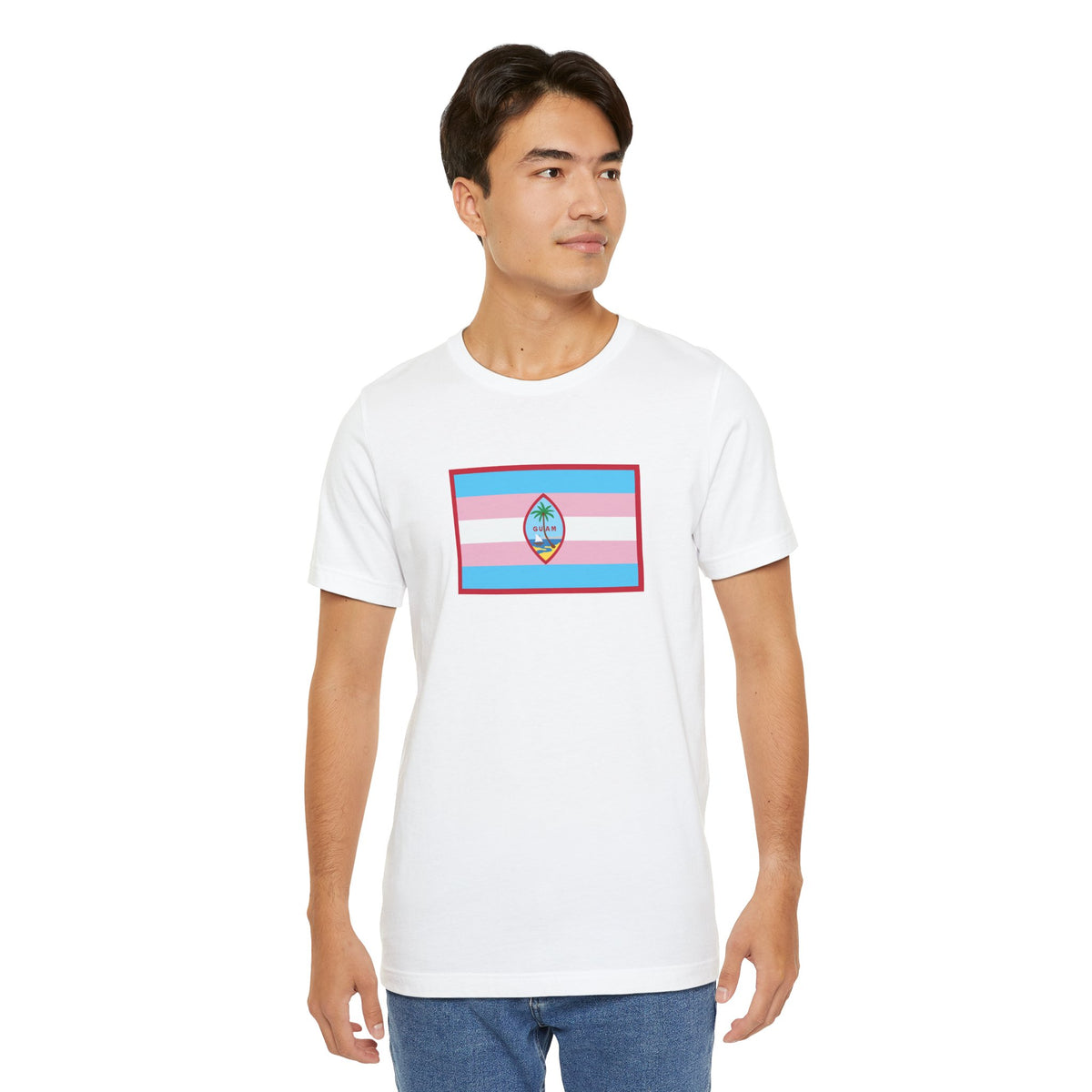 Guam Transgender Pride Flag T-shirt, Several Color Options