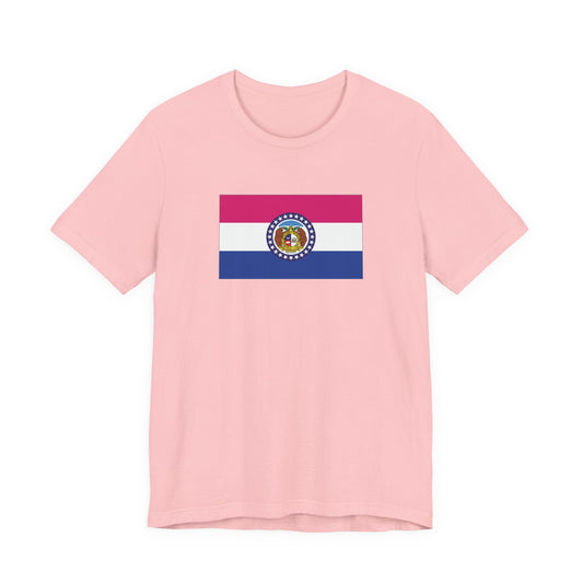 Missouri Bisexual Pride Flag T-shirt, Several Color Options