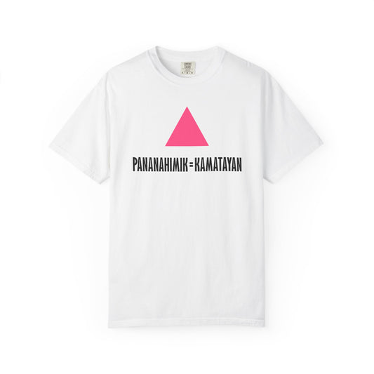 SILENCE = DEATH (Filipino) Iconic Graphic Tee, White