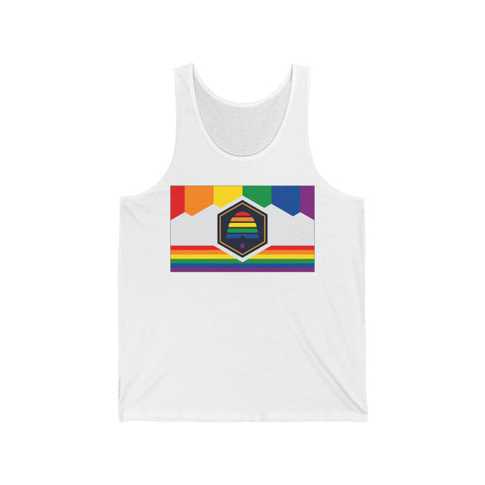 Utah Rainbow Pride Flag Jersey Tank