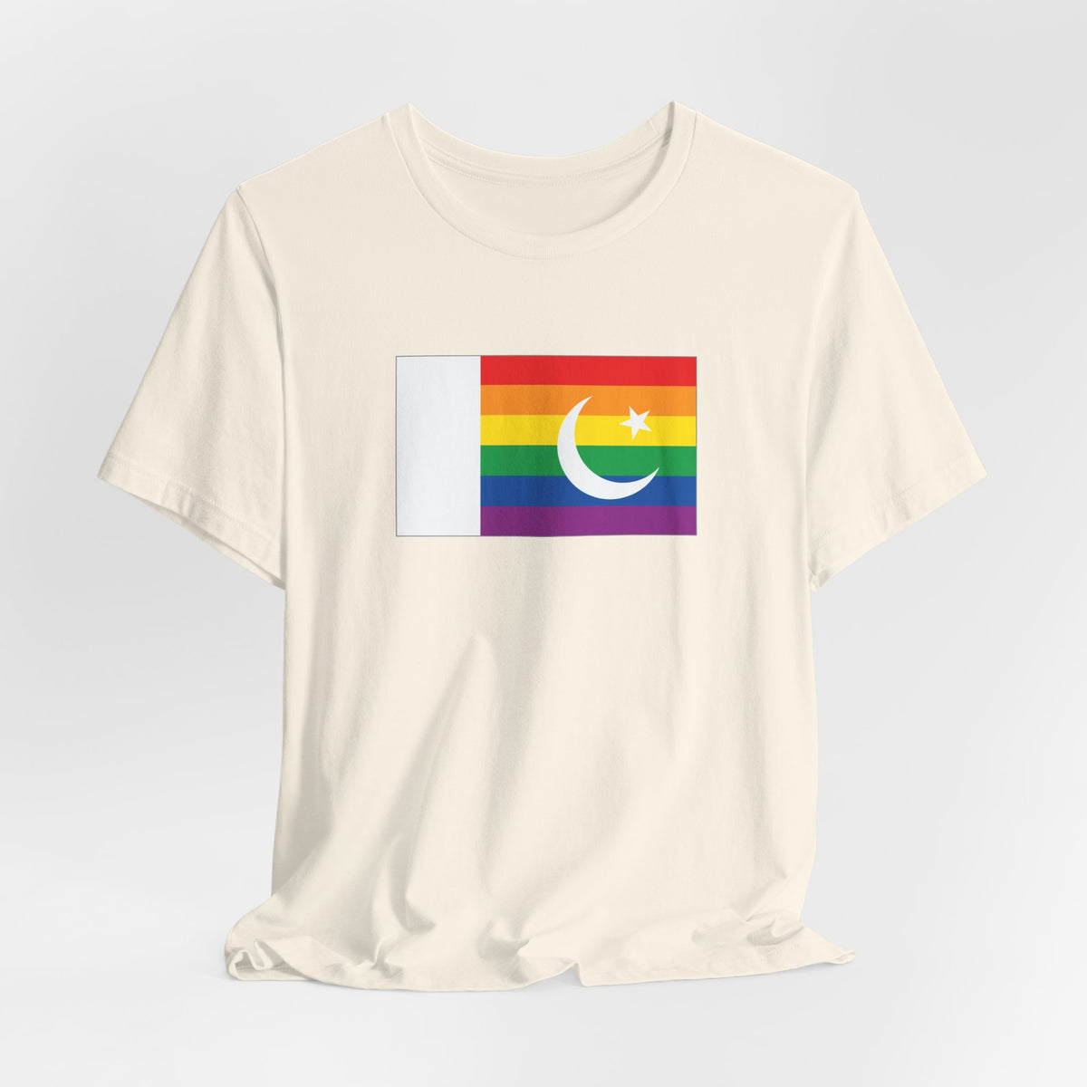 Pakistan Rainbow Pride Flag T-shirt, Several Color Options