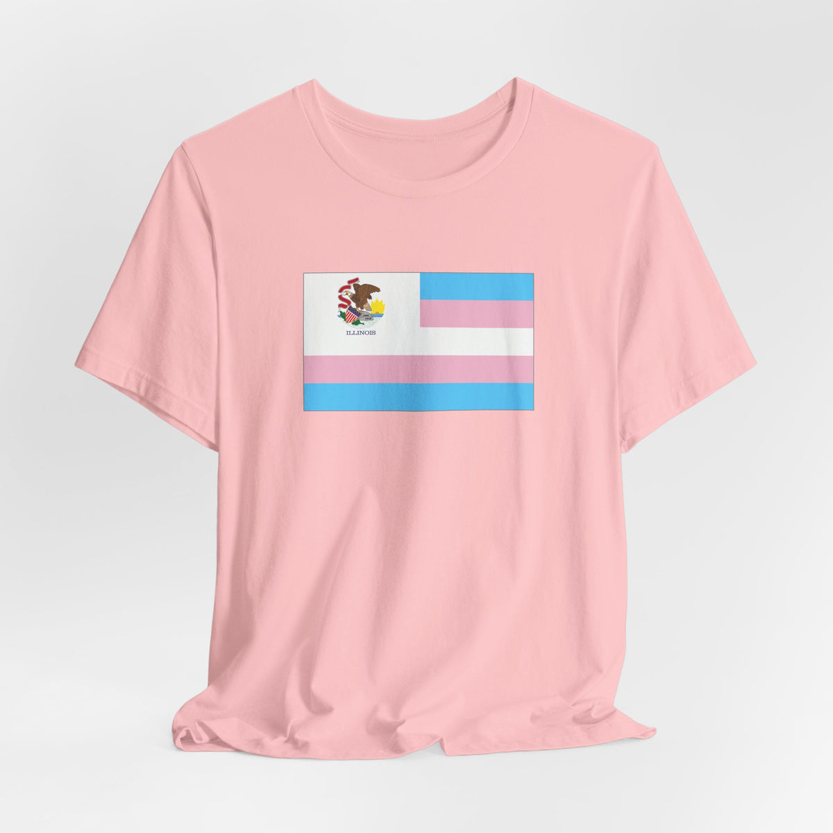 Illinois Transgender Pride Flag T-shirt, Several Color Options