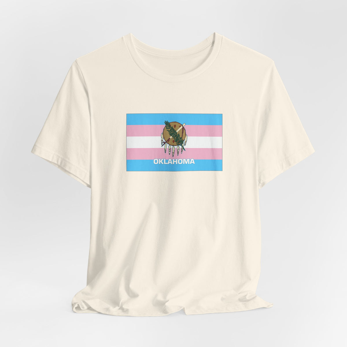 Oklahoma Transgender Pride Flag T-shirt, Several Color Options