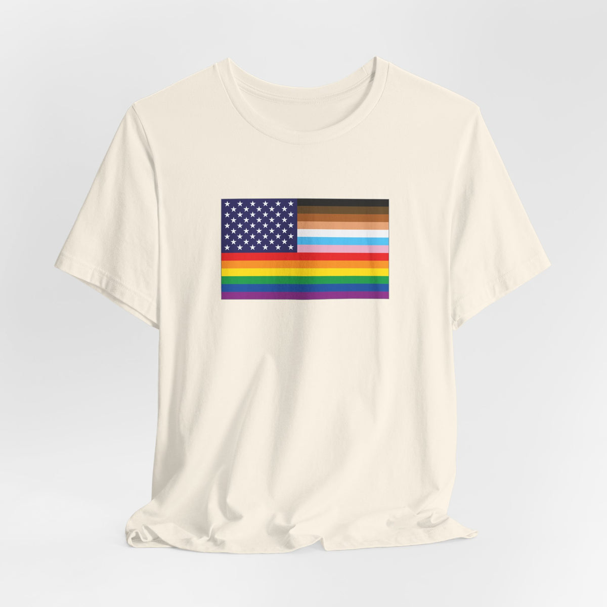 USA Old Glory Stars n Stripes BIPOC Progress Pride Flag T-shirt, Several Color Options