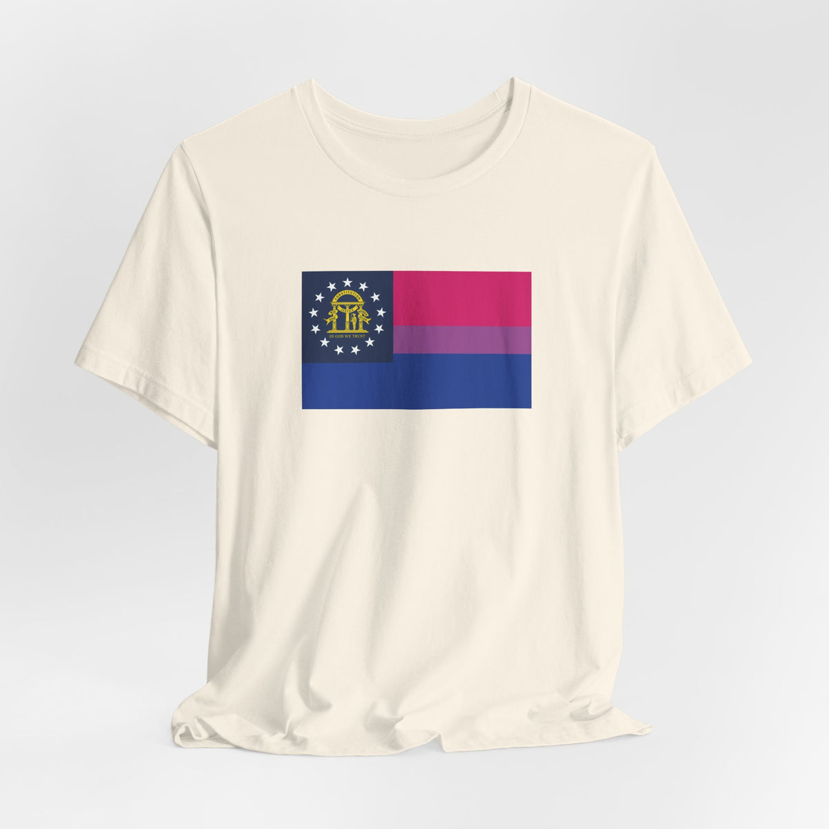 Georgia Bisexual Pride Flag T-shirt, Several Color Options
