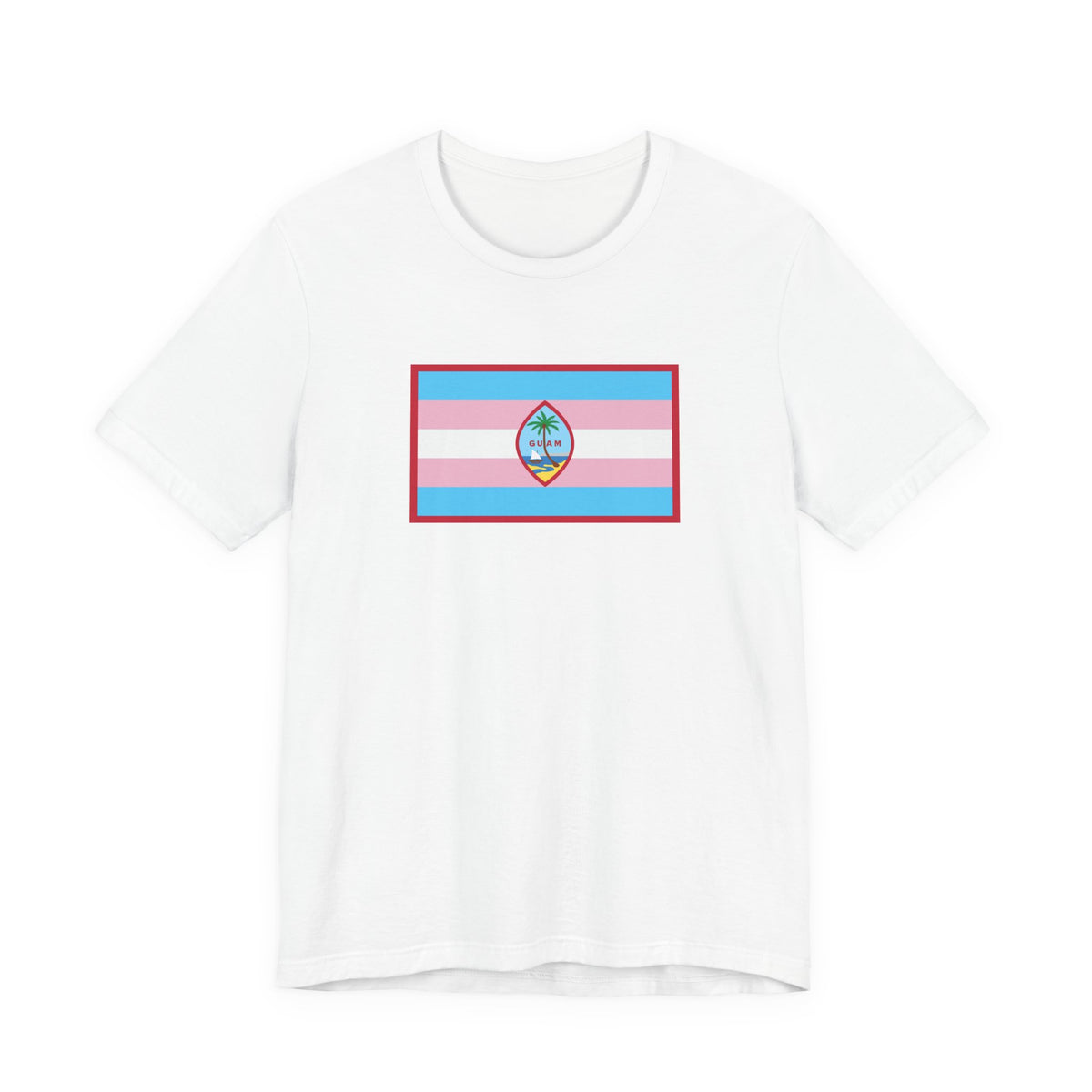 Guam Transgender Pride Flag T-shirt, Several Color Options