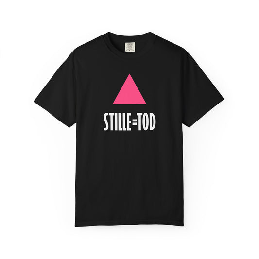 SILENCE = DEATH (German) Iconic Graphic Tee, Black