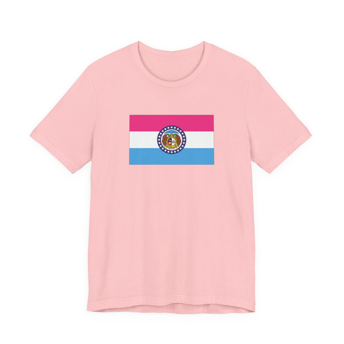Missouri Pansexual Pride Flag T-shirt, Several Color Options