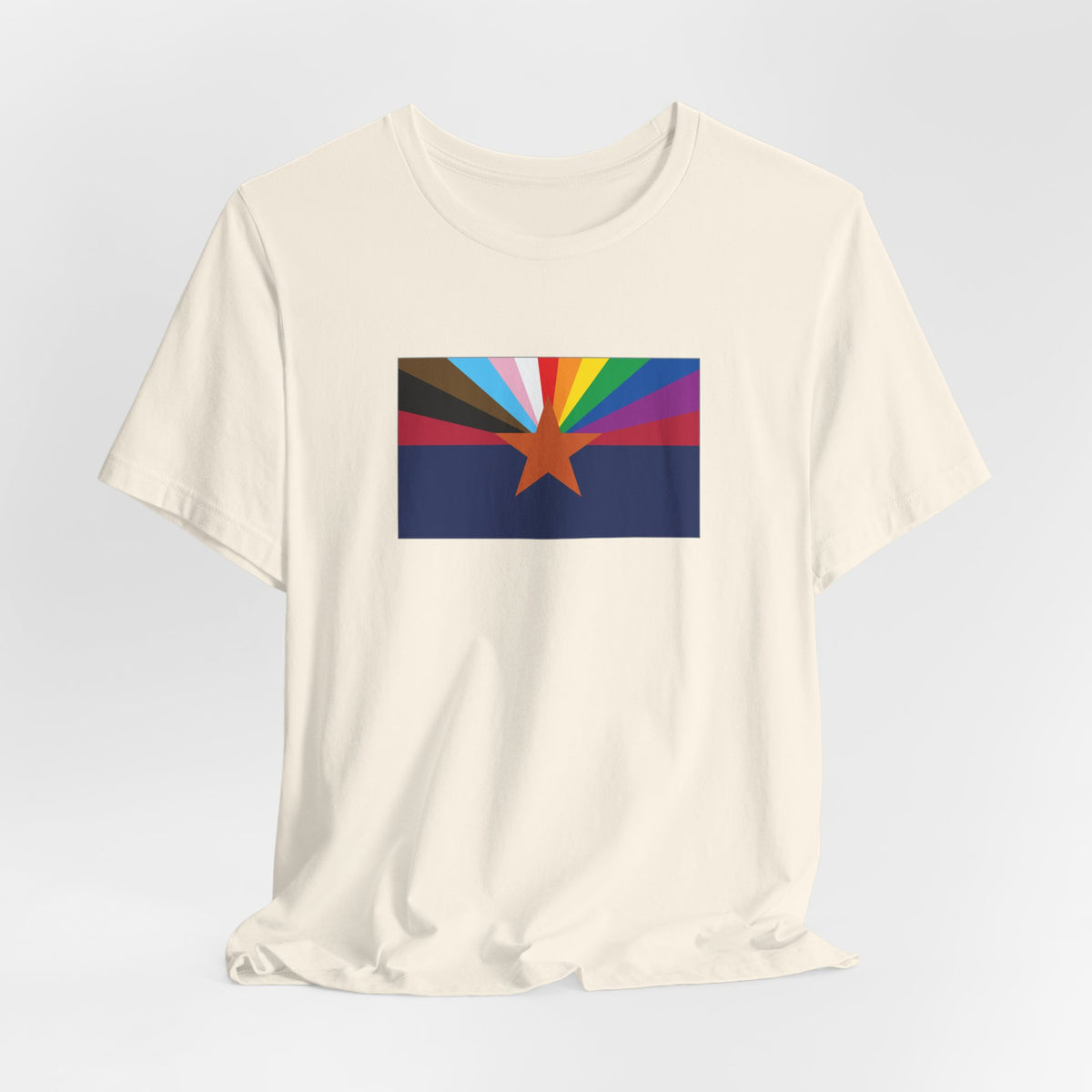 Arizona Rainbow Pride Flag T-shirt, Several Color Options