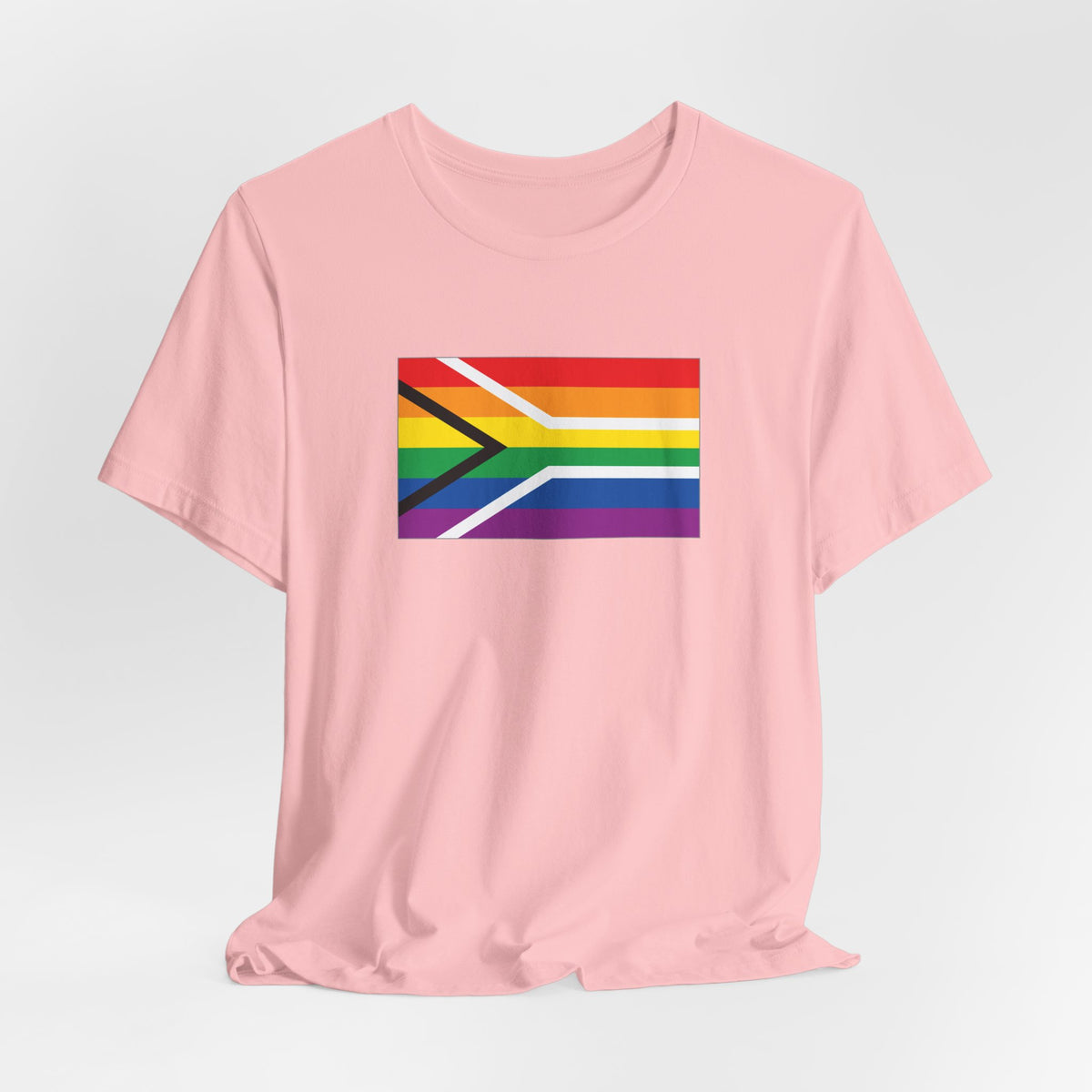 South Africa Rainbow Pride Flag T-shirt, Several Color Options