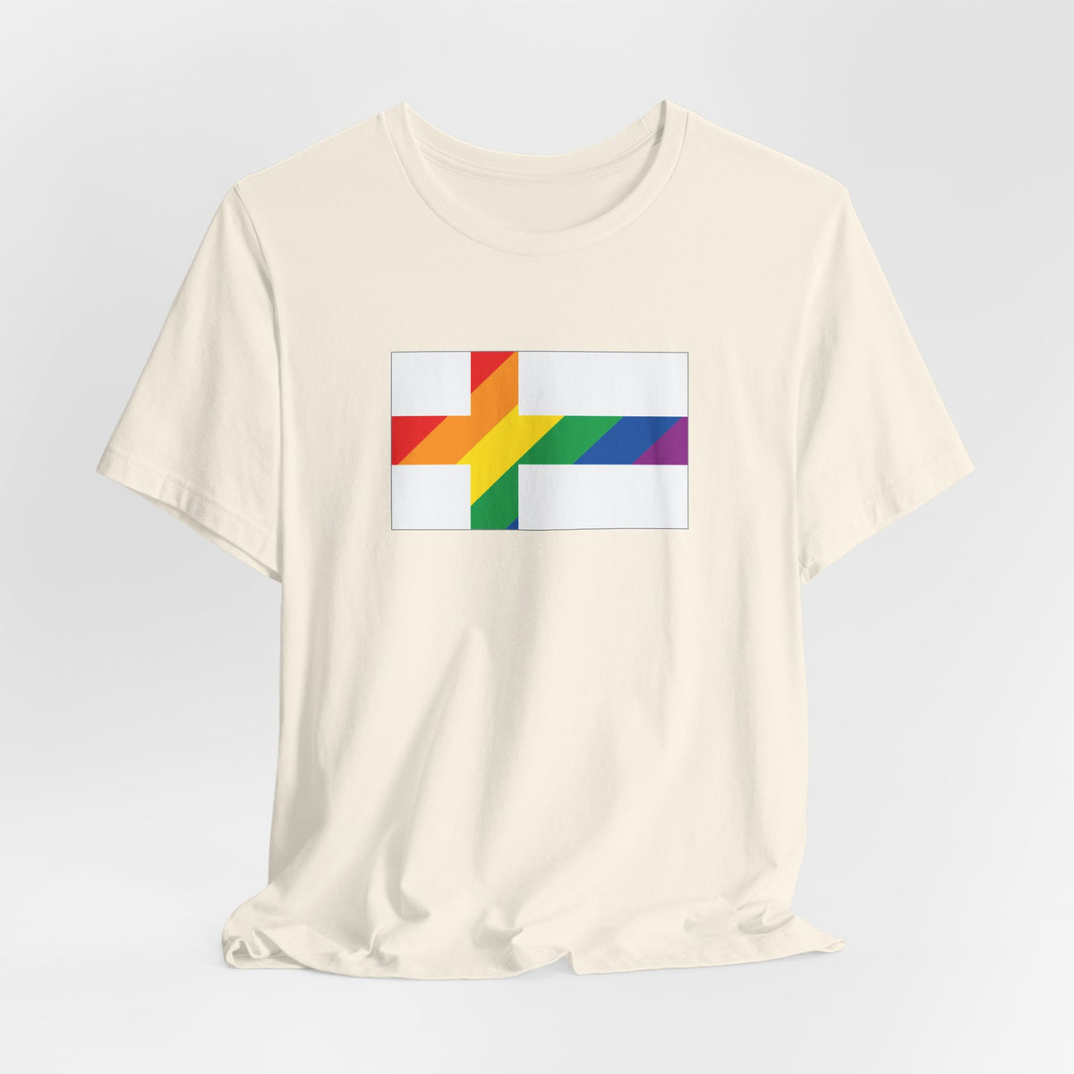 Finland Rainbow Pride Flag T-shirt, Several Color Options