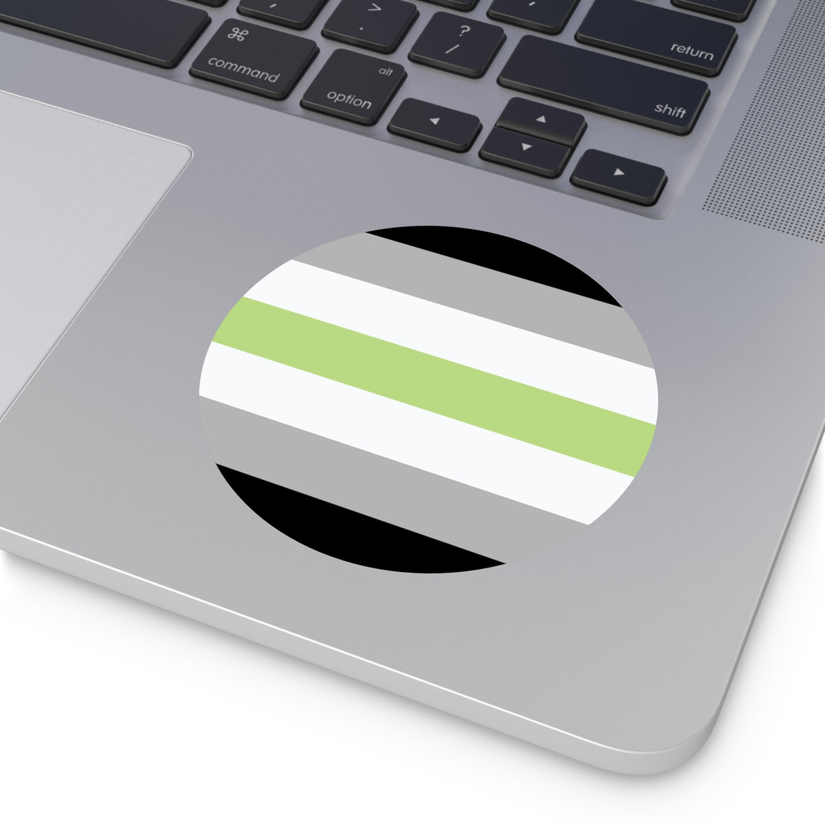 Agender Pride Flag Vinyl Sticker