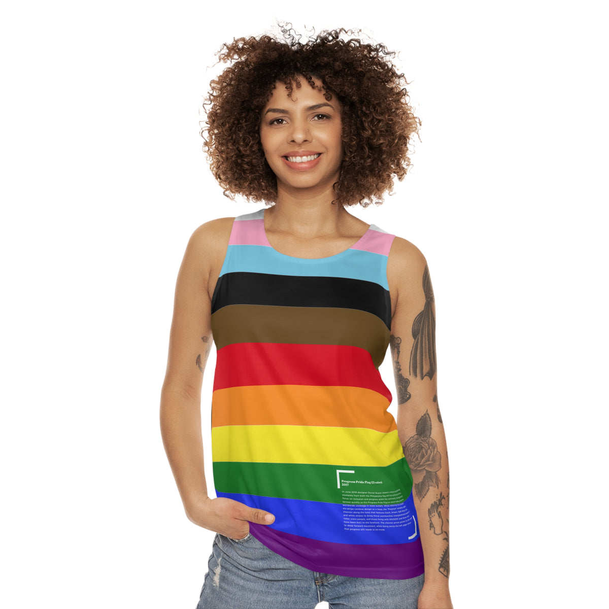 2018 Progress Pride Flag Tank Top