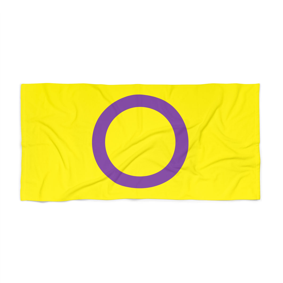 Intersex Pride Flag Beach Towel