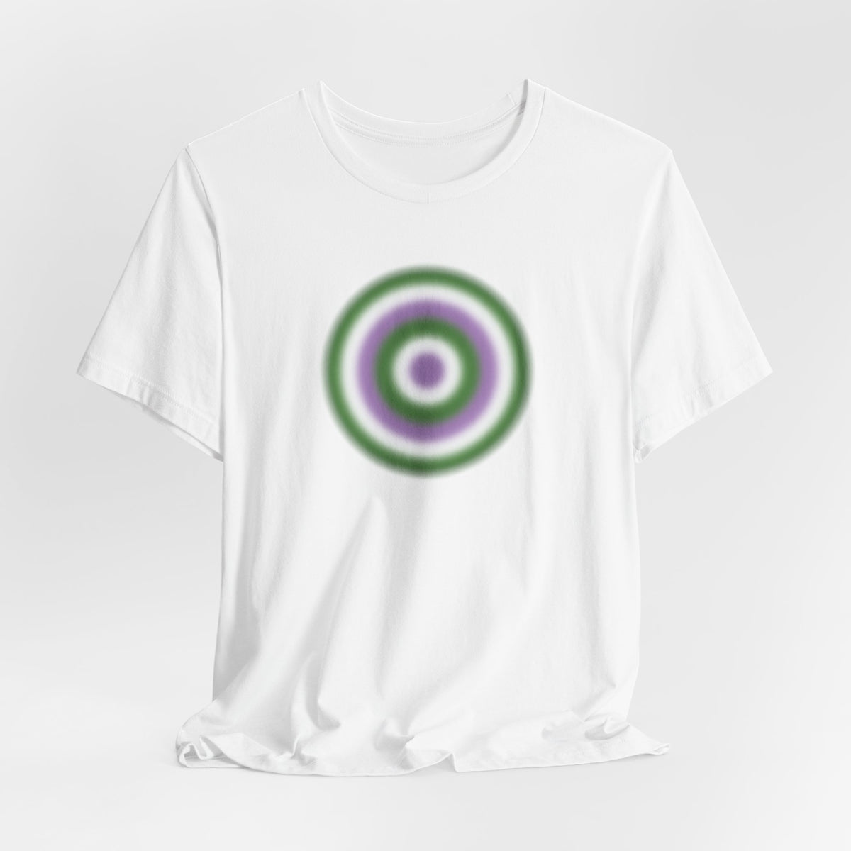 Genderqueer Pride Gradient Orb Flag T-Shirt — Genderqueer Colors Tee