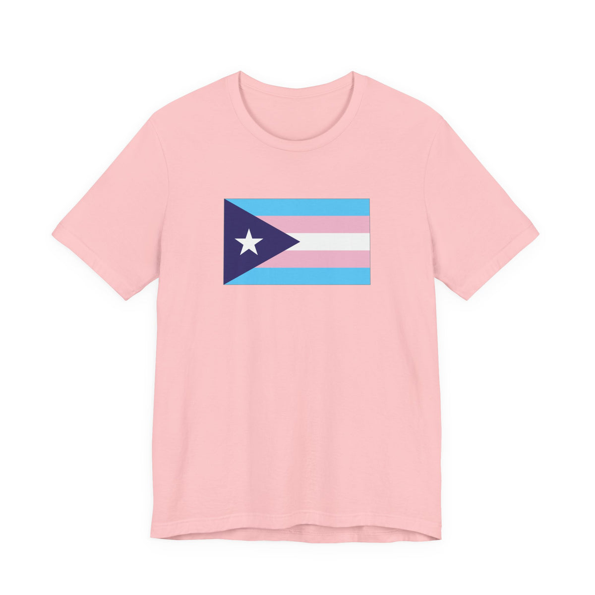 Puerto Rico Transgender Pride Flag T-shirt, Several Color Options