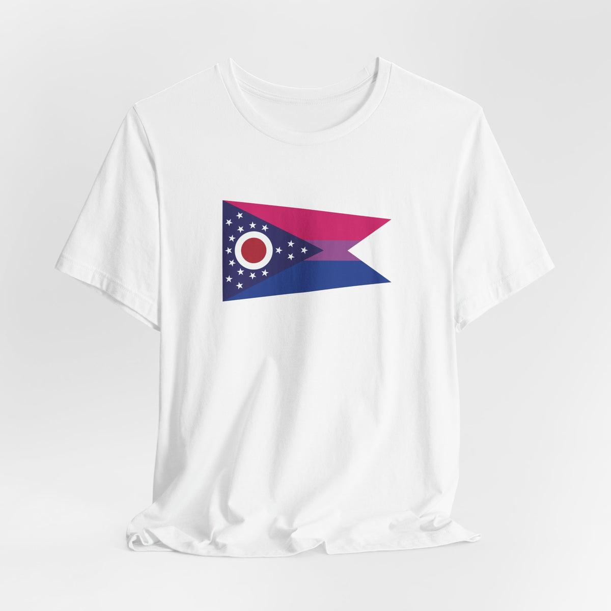 Ohio Bisexual Pride Flag T-shirt, Several Color Options