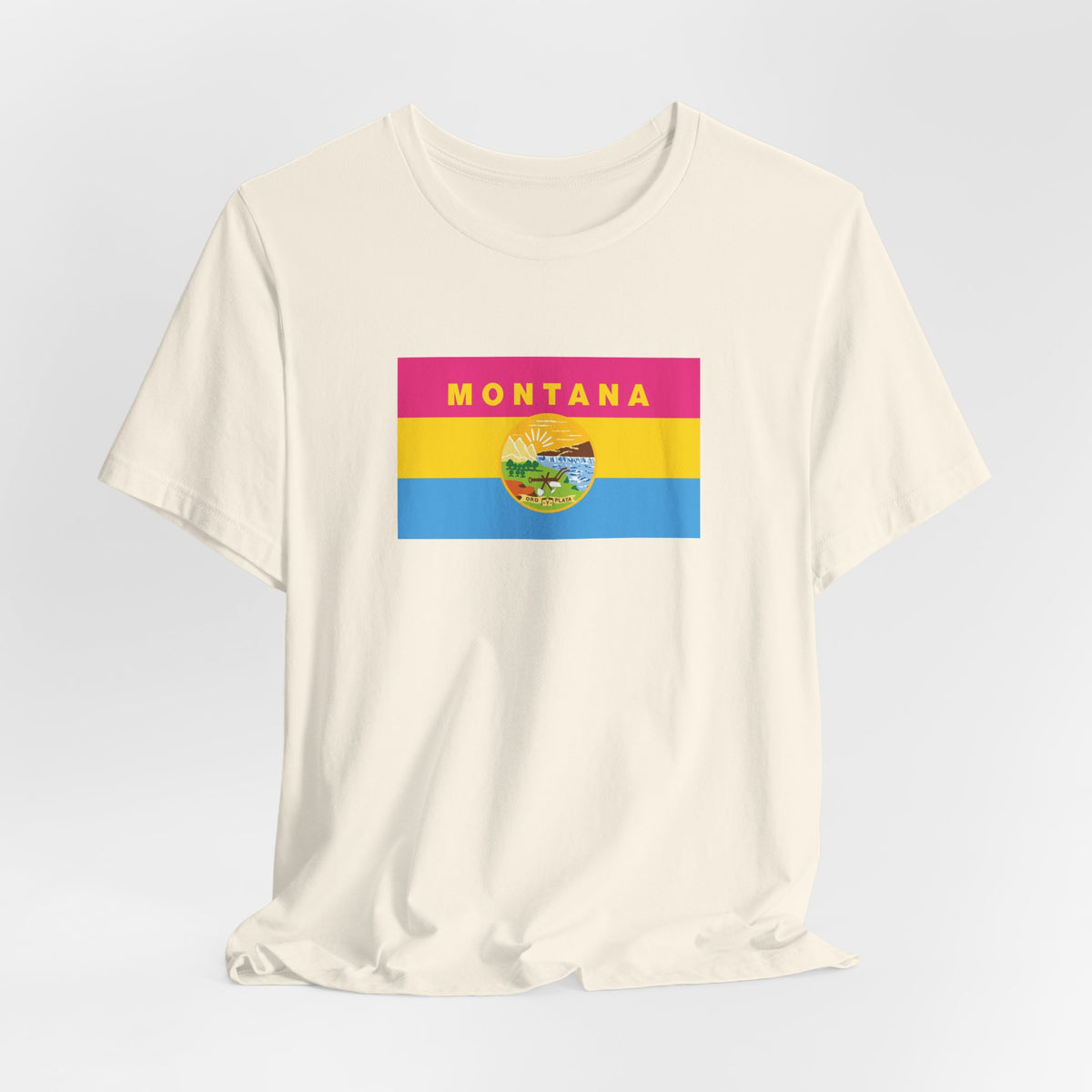 Montana Pansexual Pride Flag T-shirt, Several Color Options