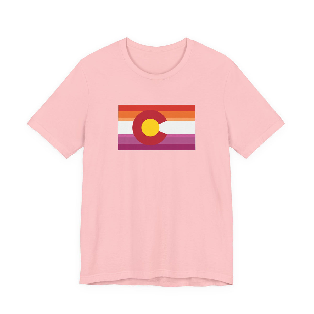 Colorado Lesbian Pride Flag T-shirt, Several Color Options