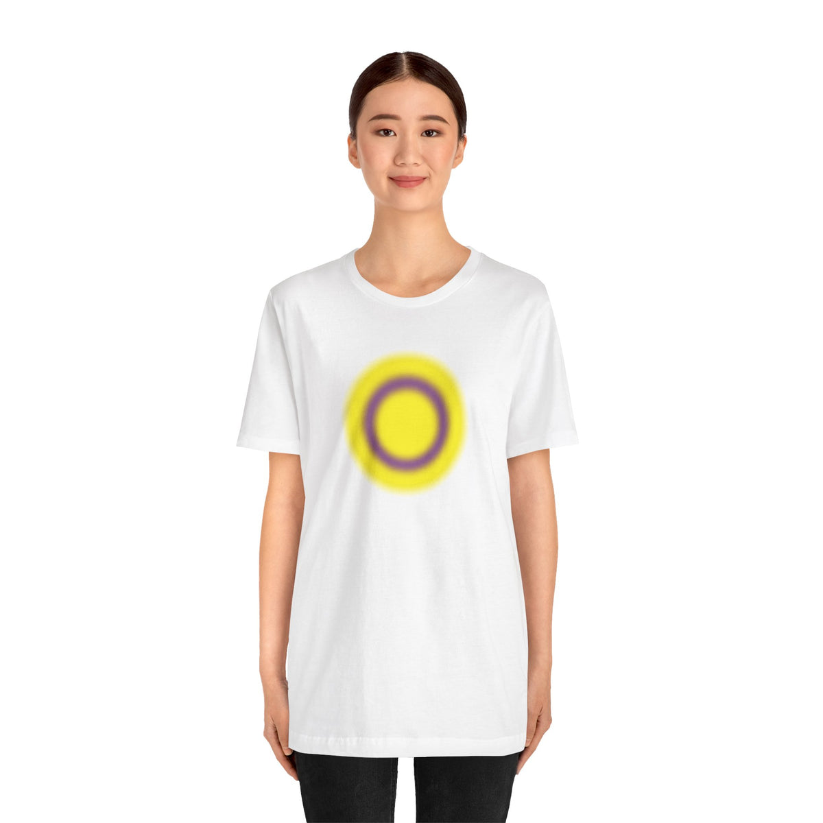 Intersex Pride Gradient Orb T-Shirt — Iconic Intersex Pride Symbol Tee