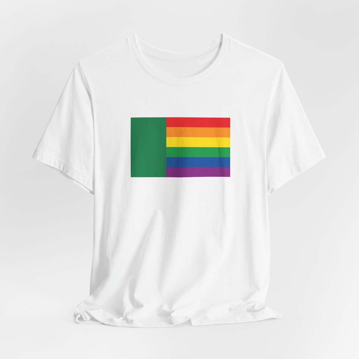 Benin Rainbow Pride Flag T-shirt, Several Color Options