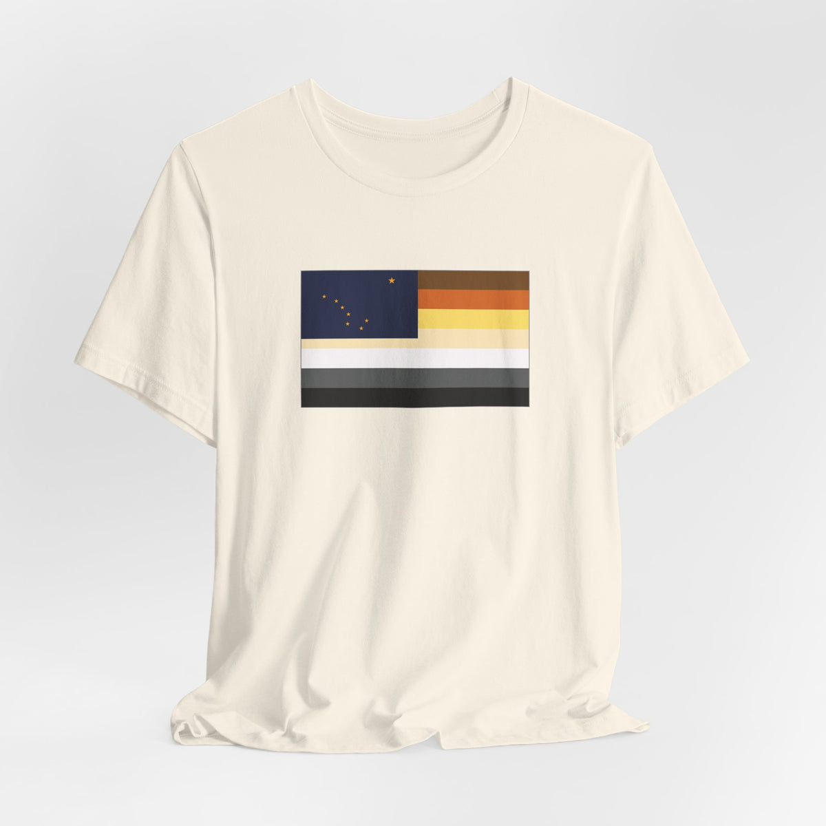 Alaska Bear Pride Flag T-shirt, Several Color Options