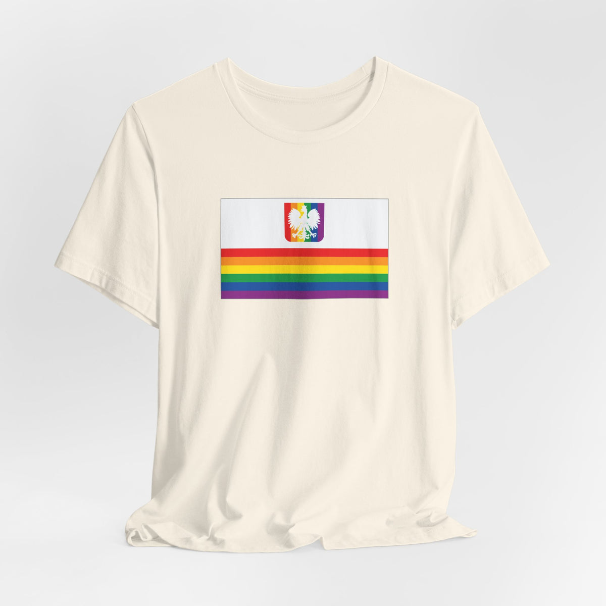 Poland Rainbow Pride Flag T-shirt, Several Color Options