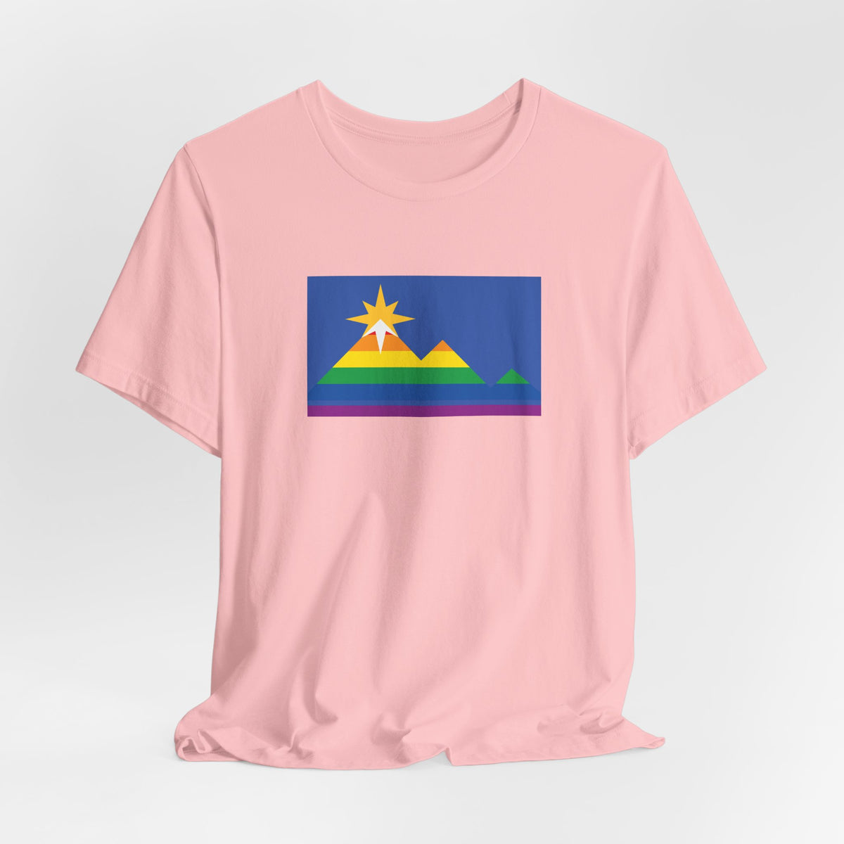 Pocatello, Idaho Rainbow Pride Flag T-shirt, Several Color Options