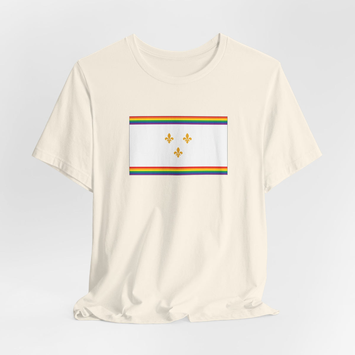 New Orleans, Louisiana Rainbow Pride Flag T-shirt, Several Color Options