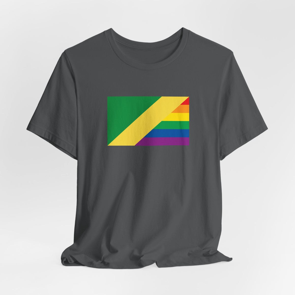 Republic of the Congo Rainbow Pride Flag T-shirt, Several Color Options