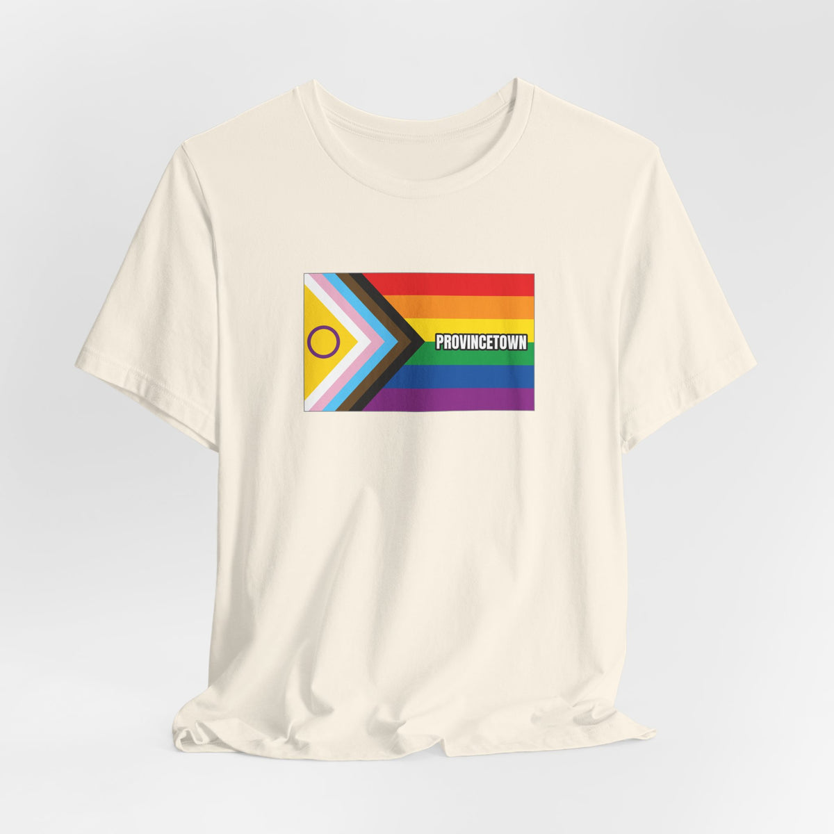 Provincetown, Massachusetts Rainbowland Exclusive Pride Flag T-shirt, Several Color Options