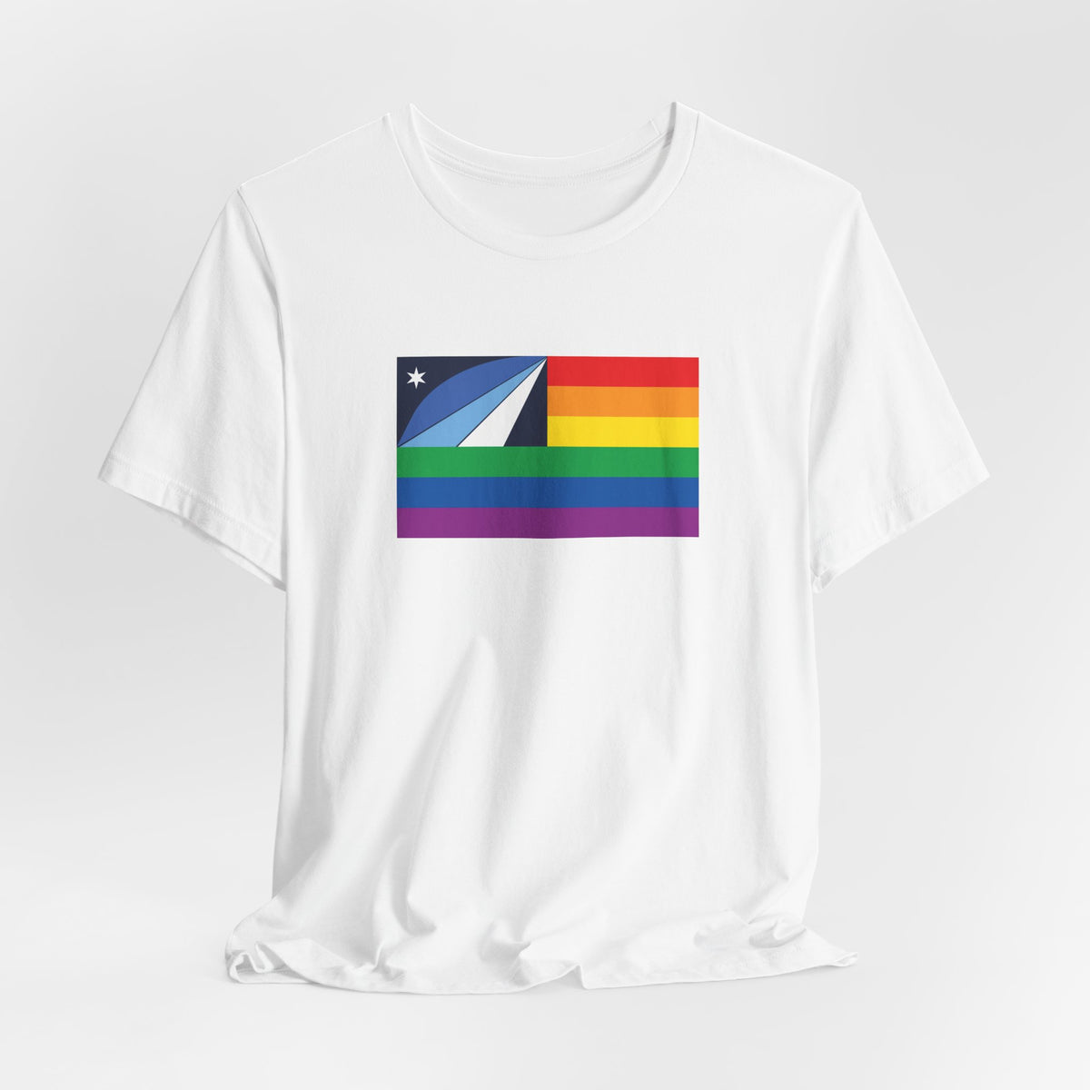 Columbia, South Carolina Rainbow Pride Flag T-shirt, Several Color Options