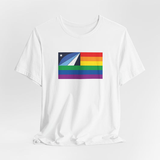 Columbia, South Carolina Rainbow Pride Flag T-shirt, Several Color Options